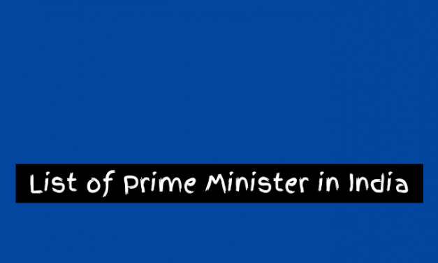 list of all prime minister of India