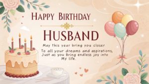 Birthday Wishes For Husband