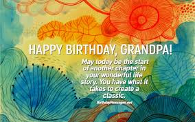 Birthday Wishes for Grandfather