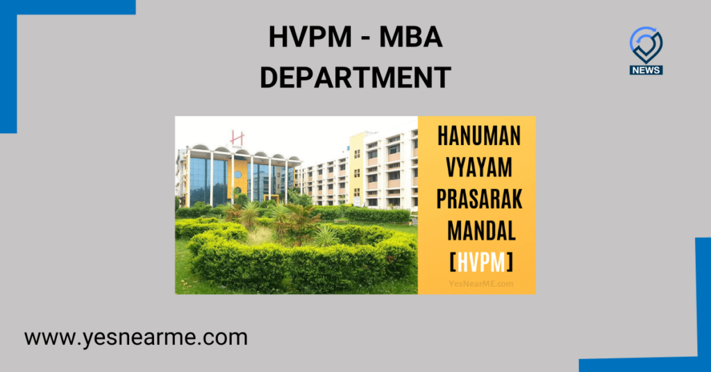 HVPM - MBA DEPARTMENT