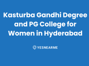 Kasturba Gandhi Degree and PG college for Women in Hyderabad