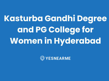 Kasturba Gandhi Degree and PG college for Women in Hyderabad