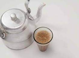 Customers enjoying tea at Yuvaraj Tea Stall