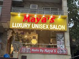 Bride getting HD bridal makeup at Maya Beauty Parlour in Delhi